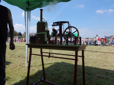 A view from the back of Trevor’s beam engine