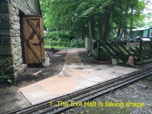 The Exit Halt is taking shape
