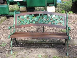 Abigail's hard work shows makes this bench look new.