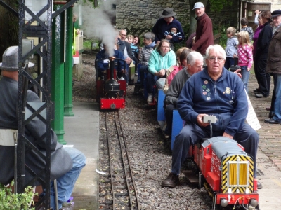 Two visiting engines and Abigail