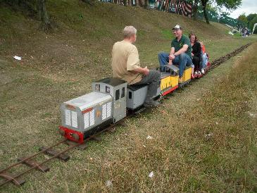 Banking in progress at Sheffield gala