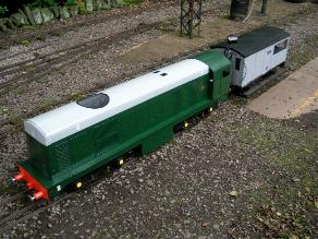 The new class 20 and 'Toad' driving truck pose for the camera.