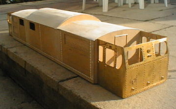 The new roof sections in place